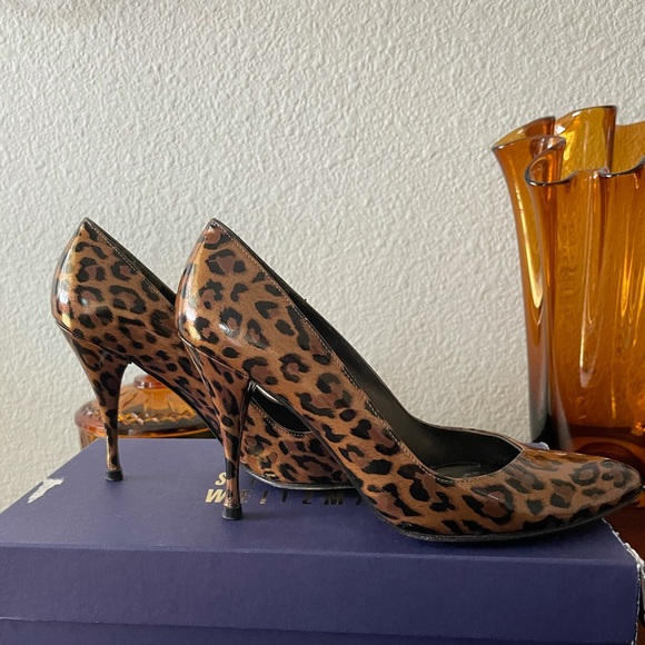 Stuart Weitzman Animal Print Heels - Picture 9 of 10